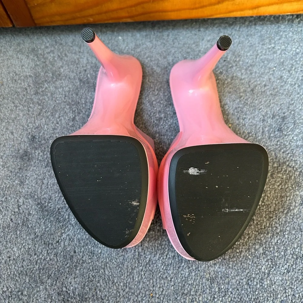 Women’s Pink Platform High Heels Size 8 SHEIN - Picture 6 of 9